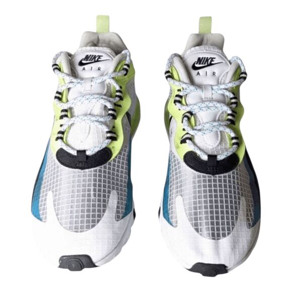 NIKE Air Max 270 React 'Oracle Aqua Ghost Green' Running Shoes Size 8 - Picture 4 of 9